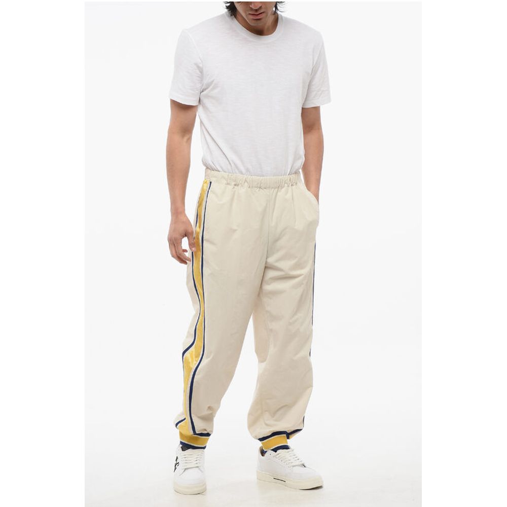 Nylon I FEEL GUCCI Joggers with Side Contrasting Bands