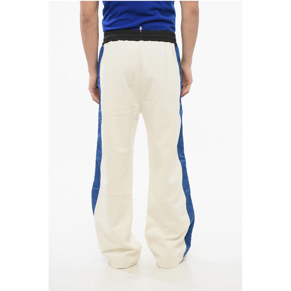 GRENOBLE Fleeced Sweatpants with Side Nylon Constrating Band