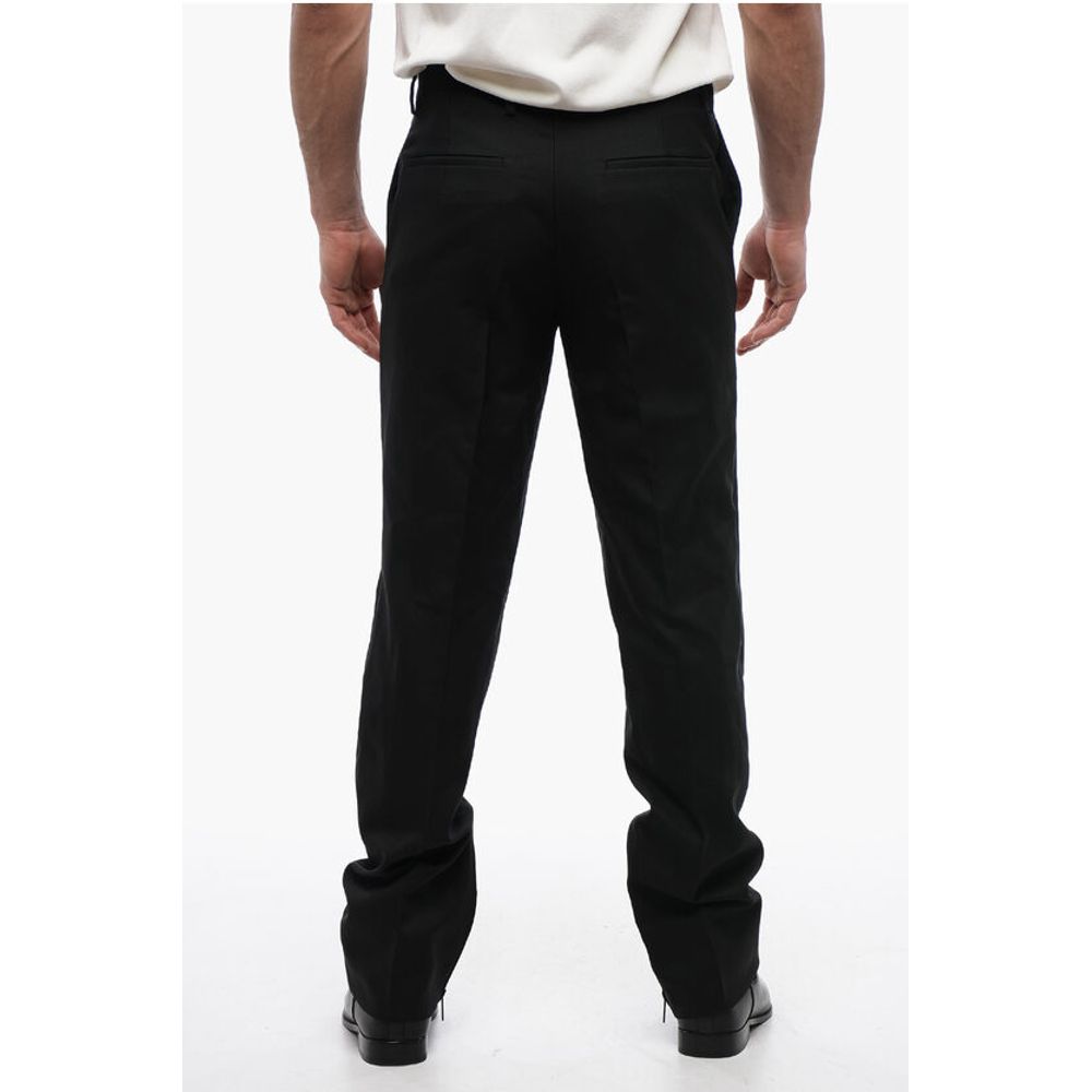 Slim-fit TECH DRILL Pants With Bottom Zip