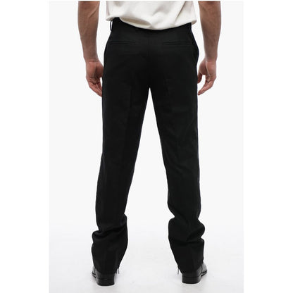 Slim-fit TECH DRILL Pants With Bottom Zip