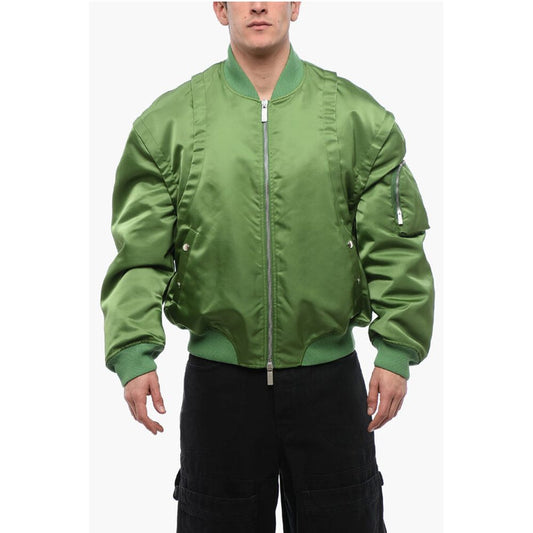Padded ARROW Bomber Jacket with Removable Sleeves