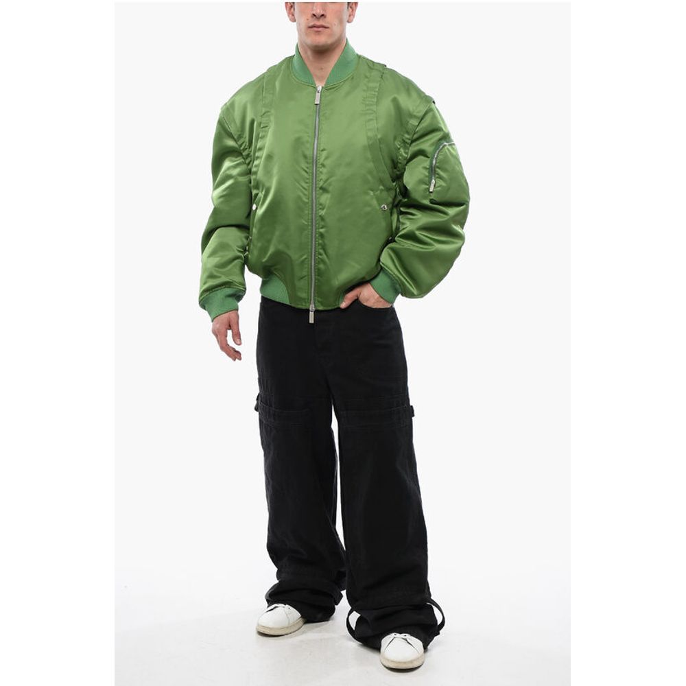 Padded ARROW Bomber Jacket with Removable Sleeves