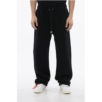 Brushed Cotton BANDANA Embroidered Joggers