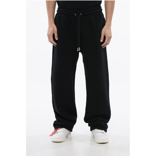 Brushed Cotton BANDANA Embroidered Joggers