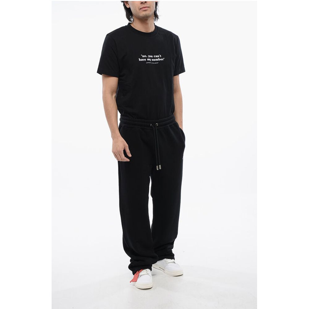 Brushed Cotton BANDANA Embroidered Joggers