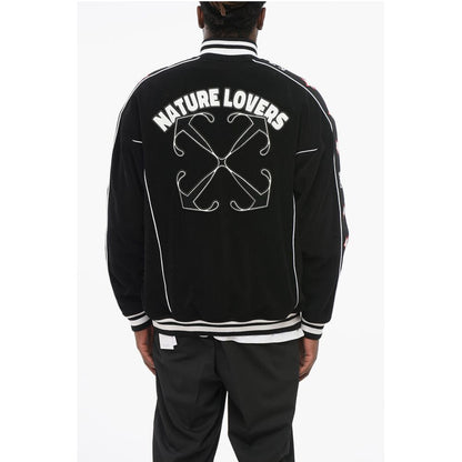 Embroidered NATURE LOVER Varsity Bomber