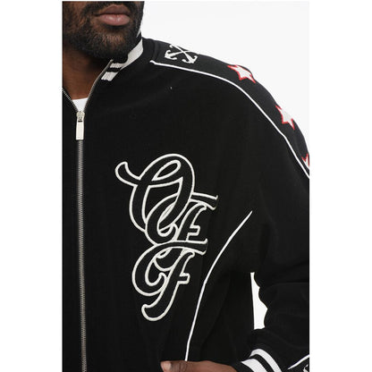 Embroidered NATURE LOVER Varsity Bomber