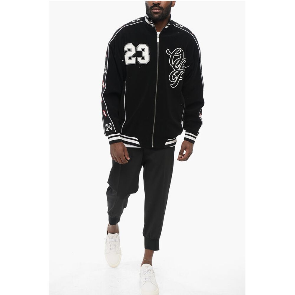 Embroidered NATURE LOVER Varsity Bomber
