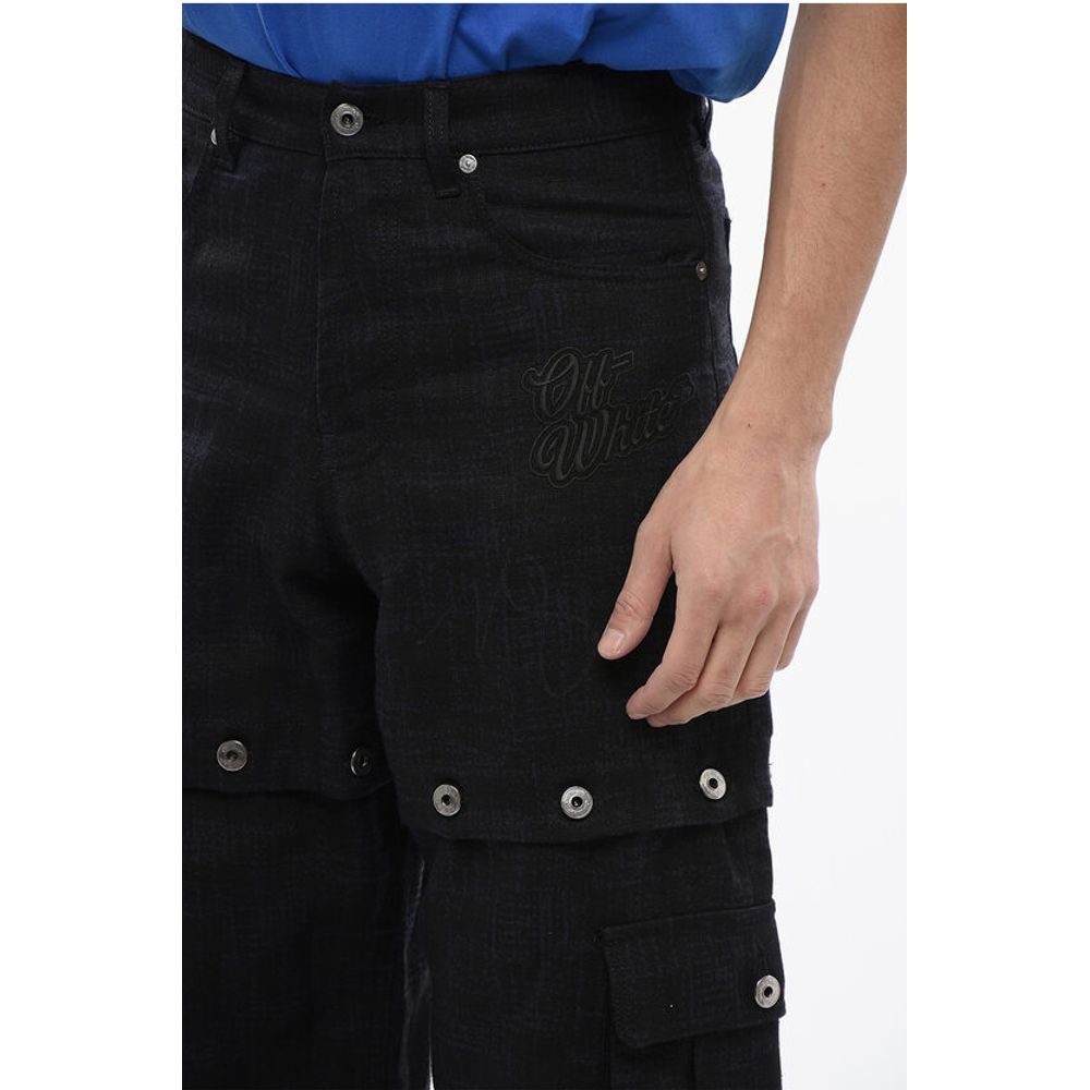 Linen 90SLOGO Pants with Modular Design