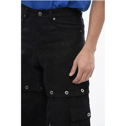 Linen 90SLOGO Pants with Modular Design