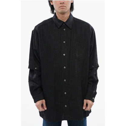 Linen Shirt With Removable Shirt