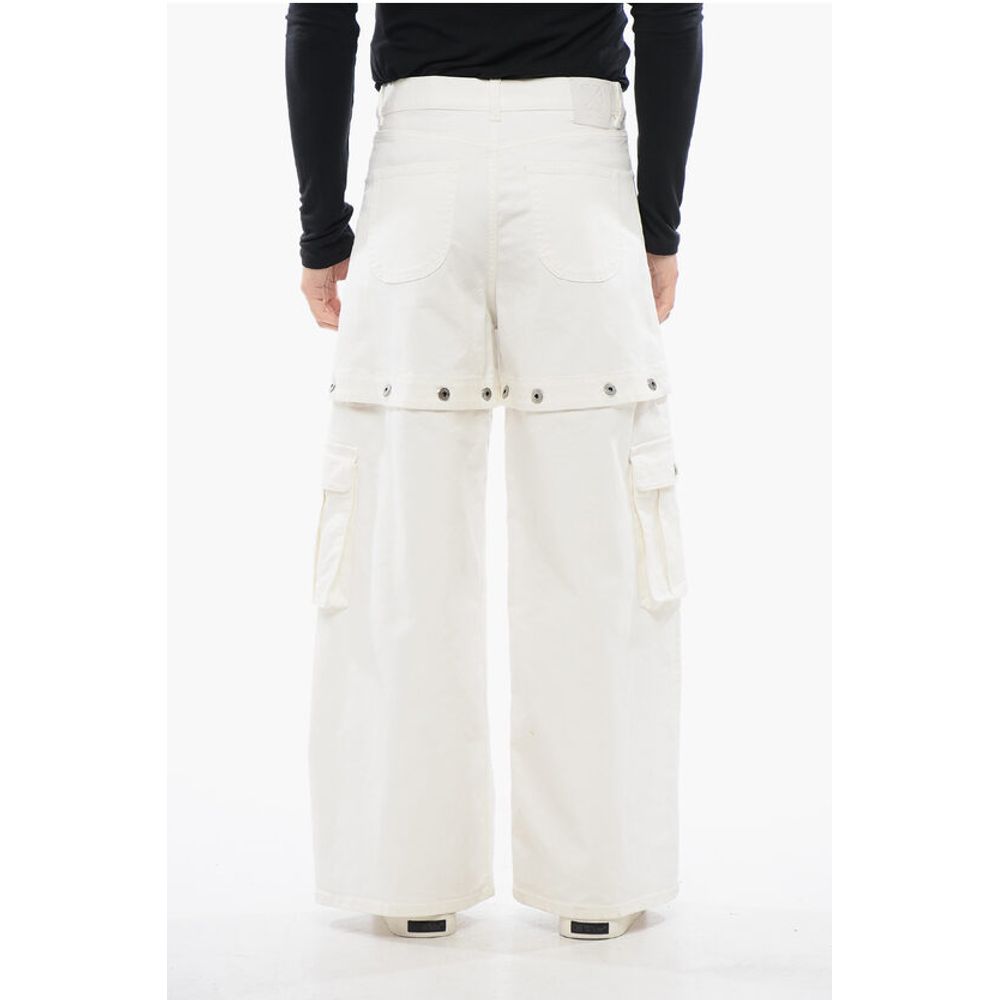Baggy Fit Jeans With Embroidered Logo