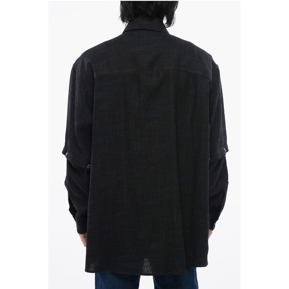 Linen Shirt With Removable Shirt