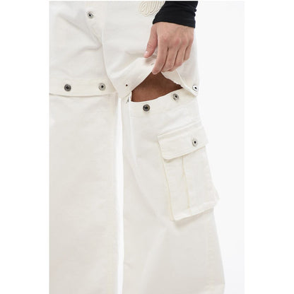 Baggy Fit Jeans With Embroidered Logo