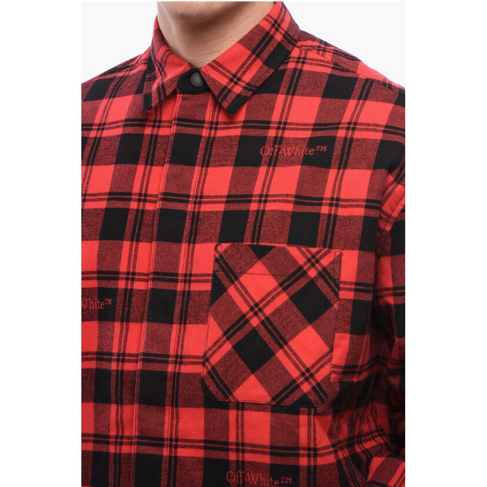 Checkered Lined Flannel Overshirt