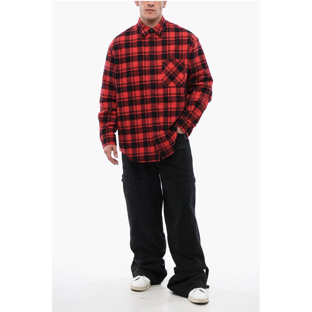 Checkered Lined Flannel Overshirt