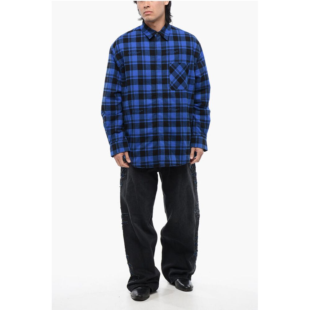 Checkered Lined Flannel Overshirt