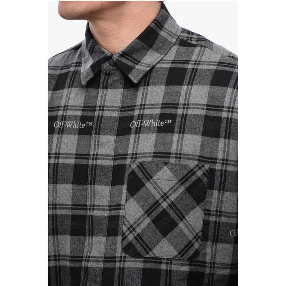 Checkered Lined Flannel Overshirt