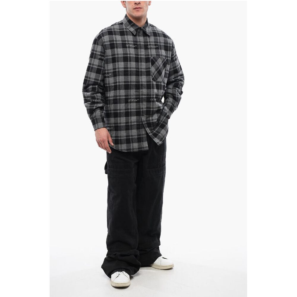 Checkered Lined Flannel Overshirt