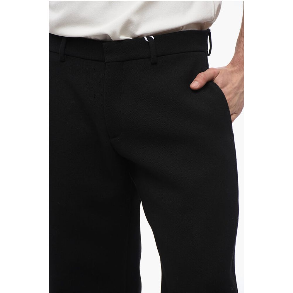 Wool Straight-Fit Pants