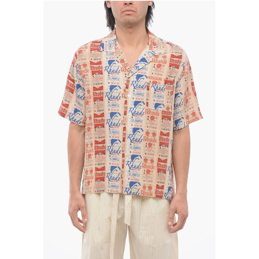 All-Over Printed Silk VOYAGE Shirt