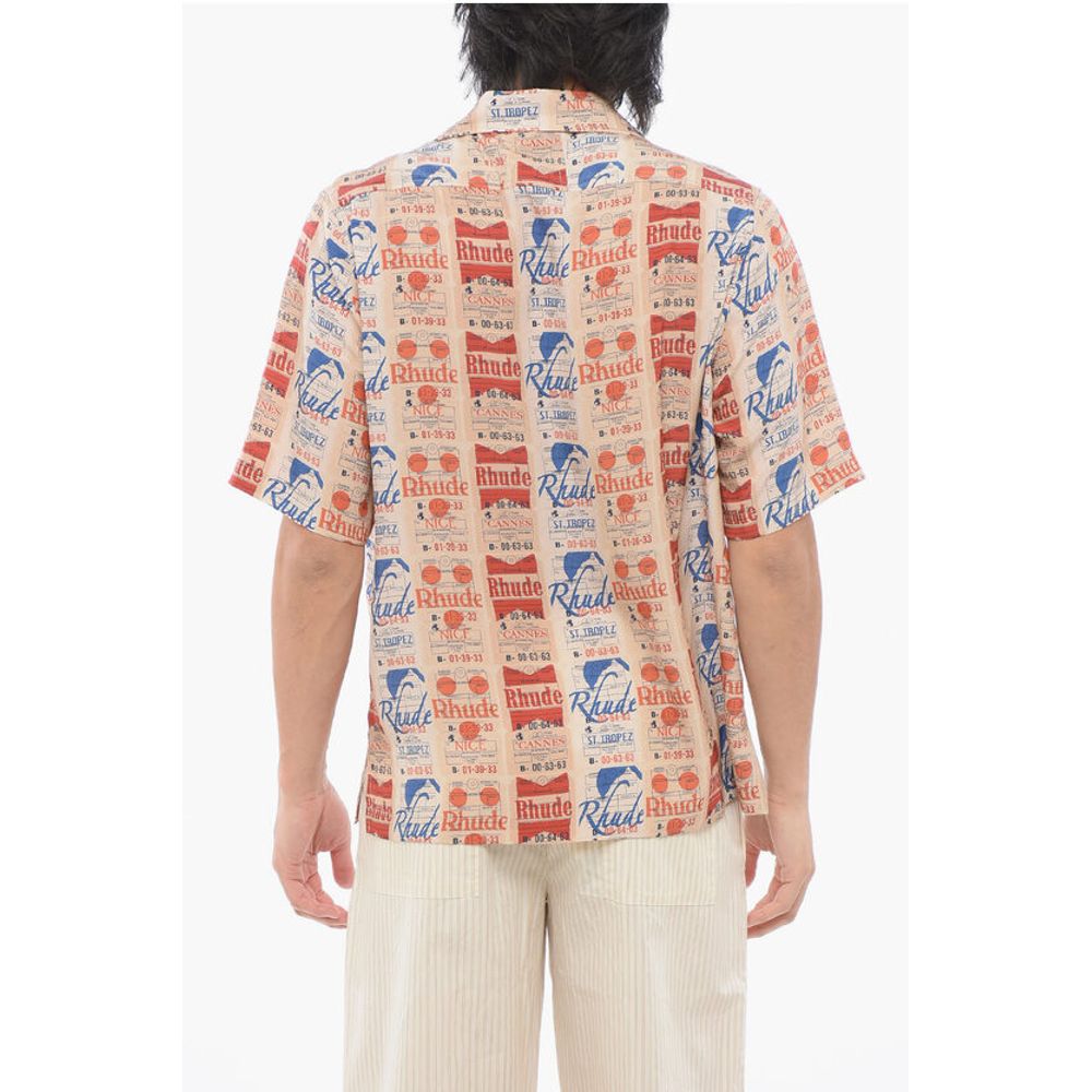 All-Over Printed Silk VOYAGE Shirt