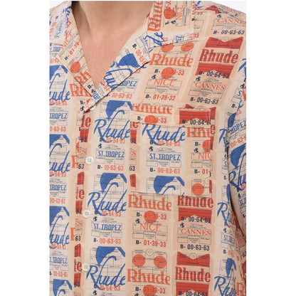 All-Over Printed Silk VOYAGE Shirt