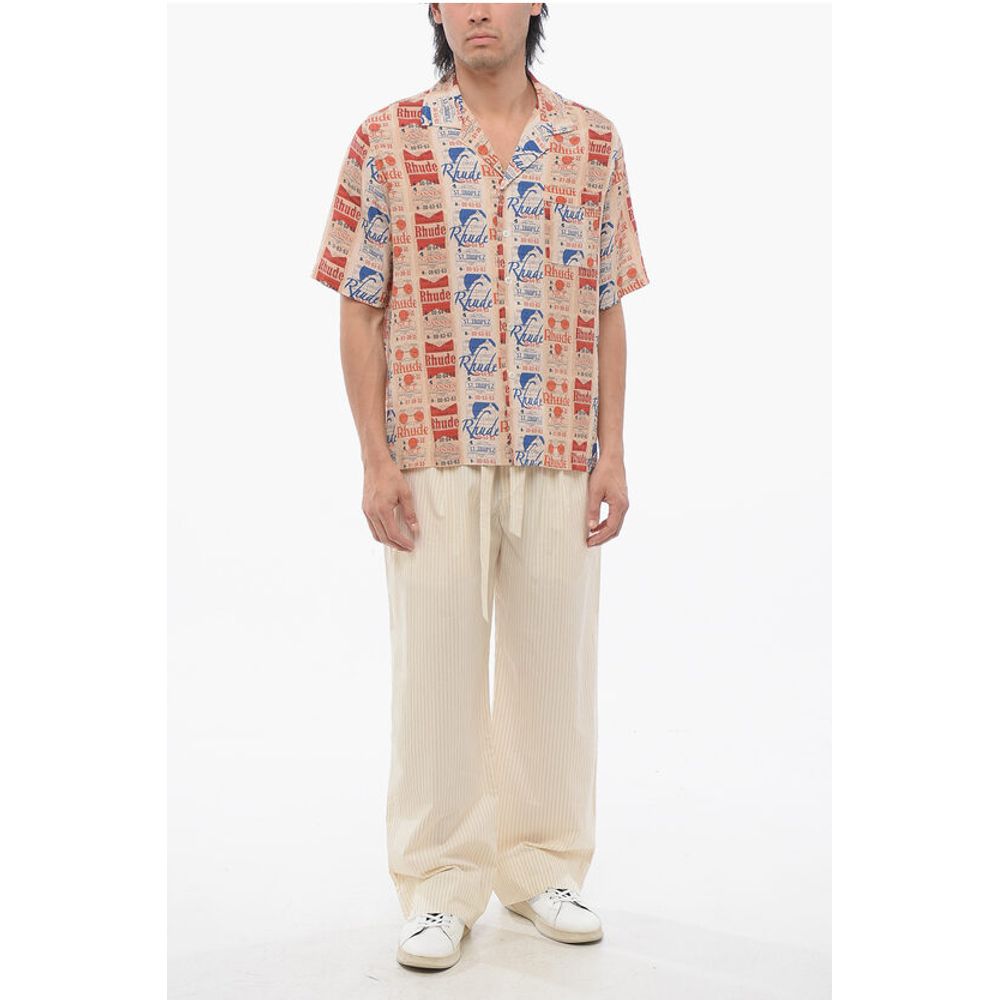 All-Over Printed Silk VOYAGE Shirt