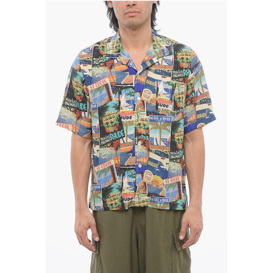 All-Over Printed Silk VOYAGE Shirt