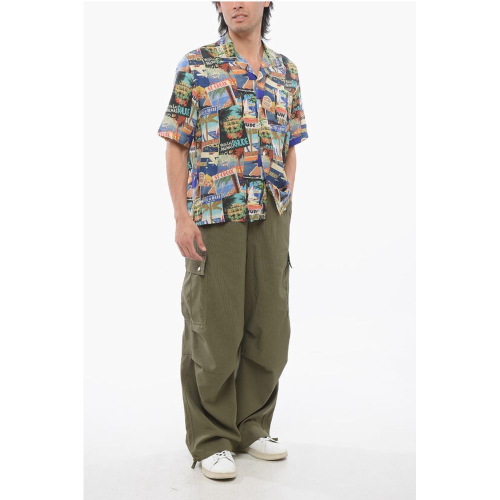 All-Over Printed Silk VOYAGE Shirt