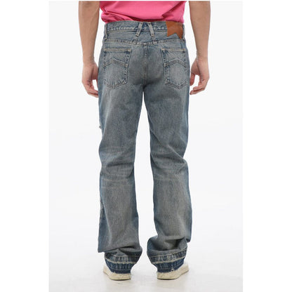 Frayed Hem Distressed Jeans 23cm