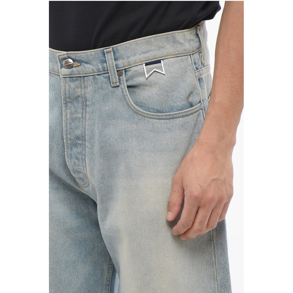 Light Washed Baggy Fit Jeans 26cm