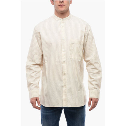 TEKLA Cotton Poplin Striped Shirt
