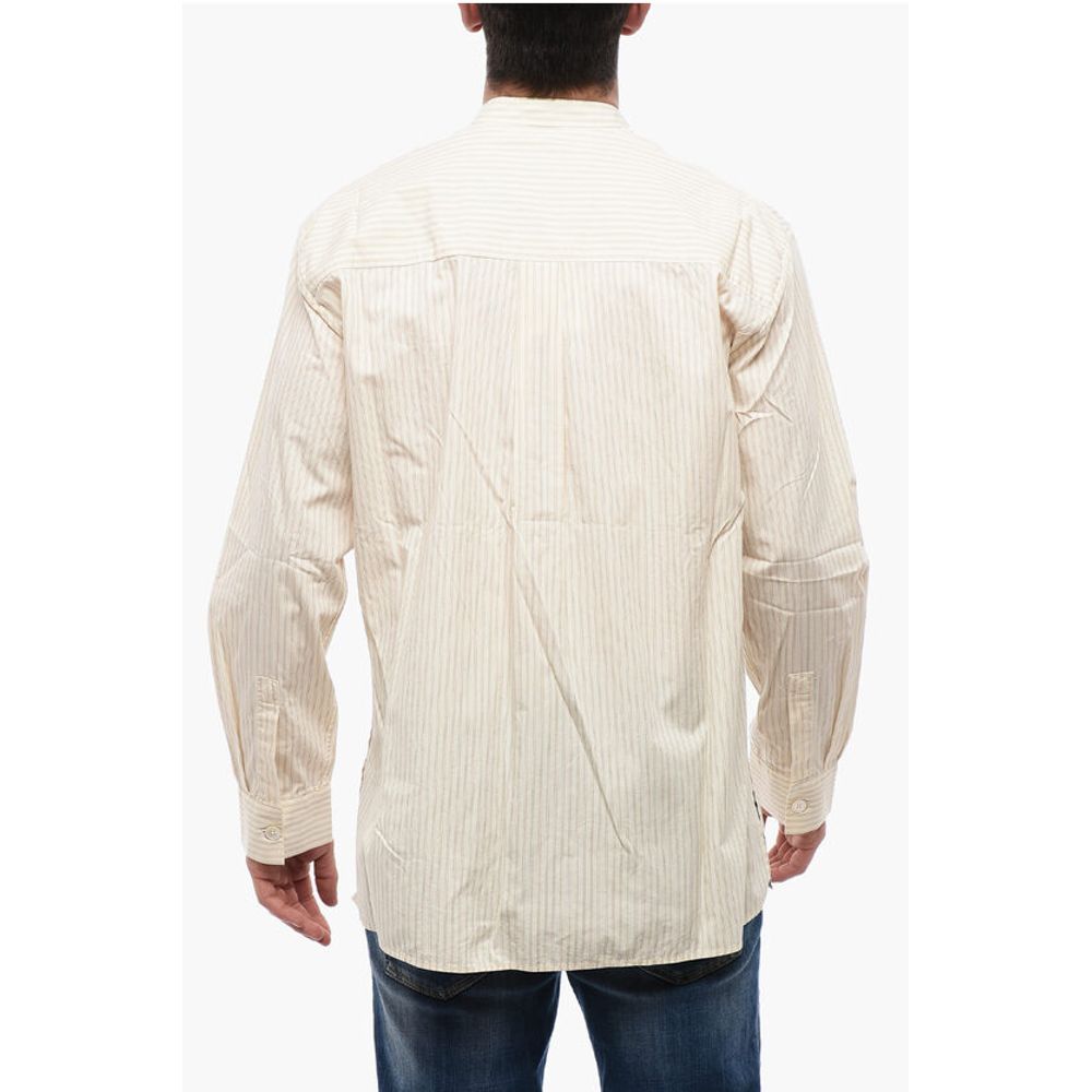 TEKLA Cotton Poplin Striped Shirt
