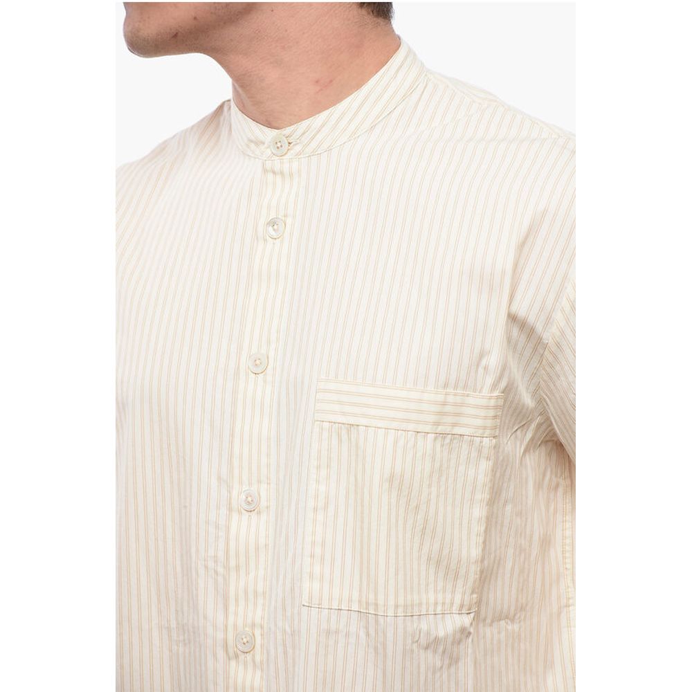 TEKLA Cotton Poplin Striped Shirt
