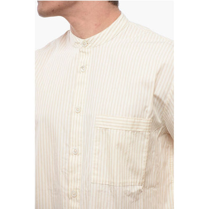 TEKLA Cotton Poplin Striped Shirt
