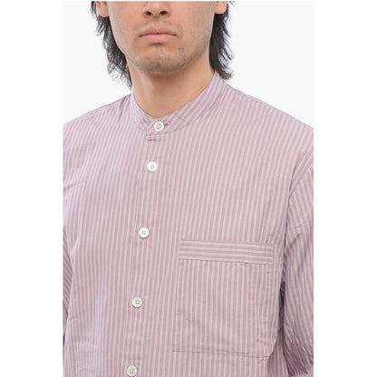 TEKLA Cotton Poplin Striped Shirt
