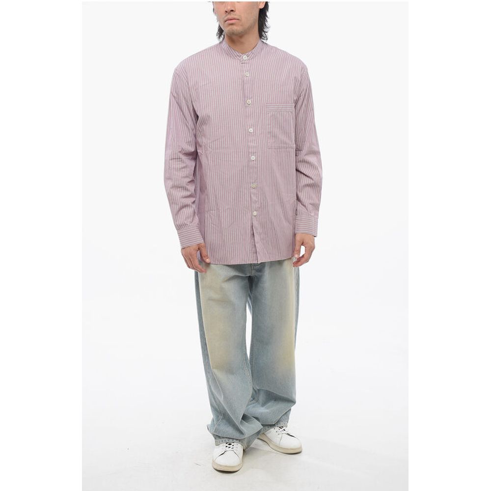 TEKLA Cotton Poplin Striped Shirt