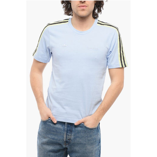 WALES BONNER Crew-neck T-shirt with Contrast Bands