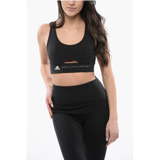 STELLA McCARTNEY Stretch Fabric Active Bra with Contrasting