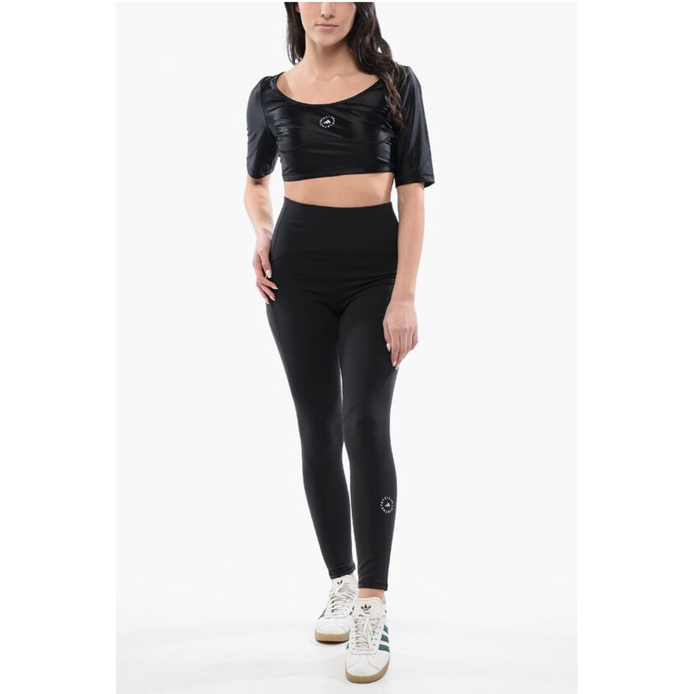 STELLA McCARTNEY High Waisted Stretch Fabric Leggings