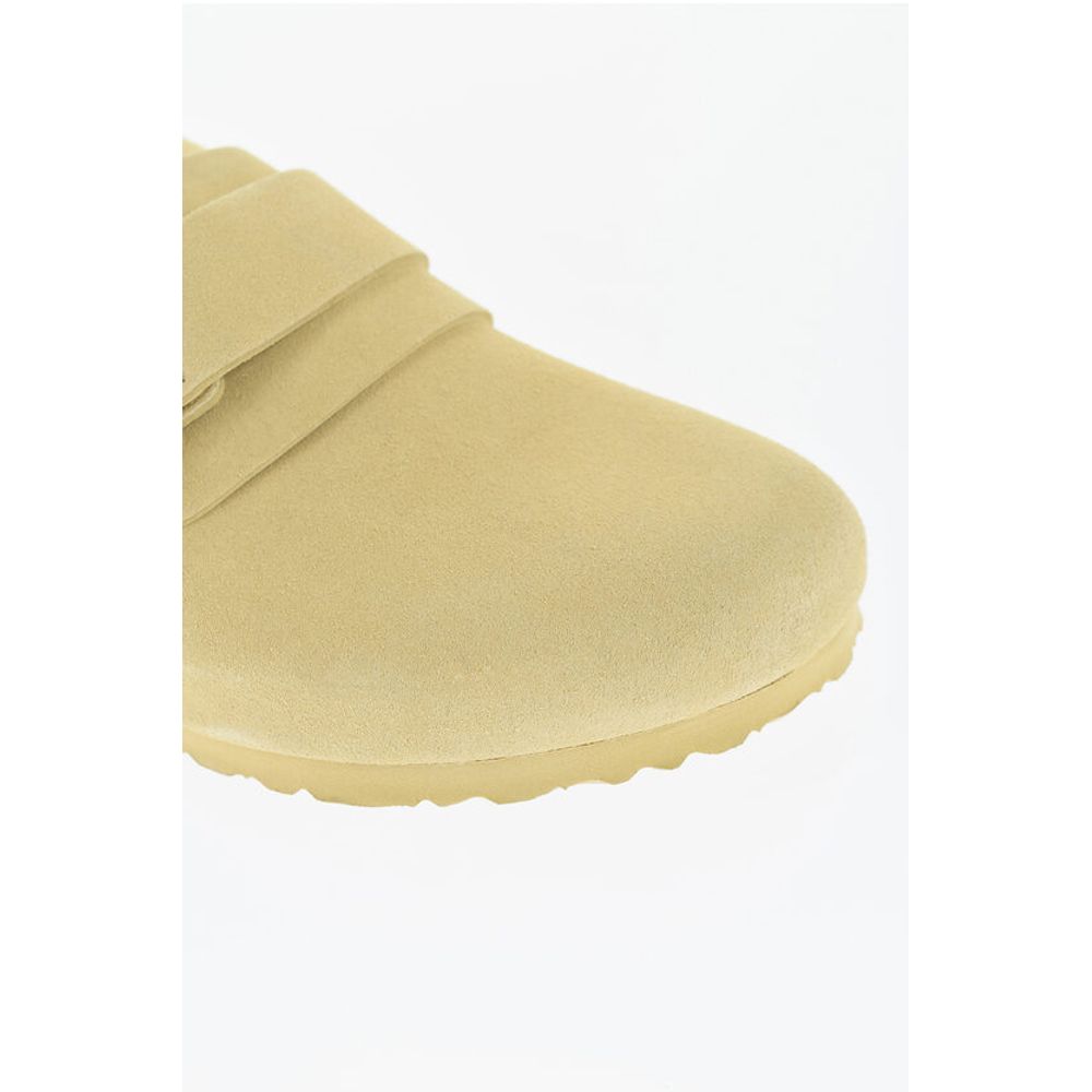 Suede Sandals with Real Fur Inner
