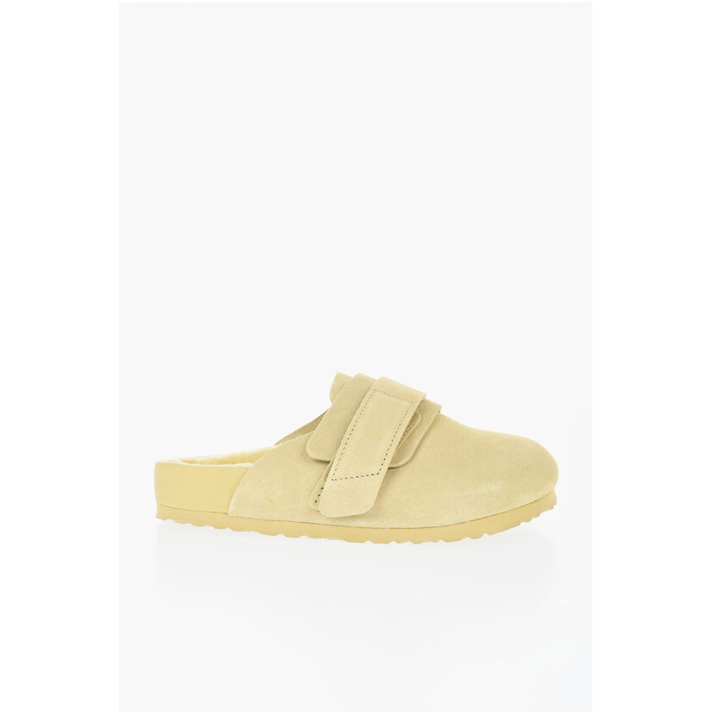 TEKLA Suede NAGOYA Sabot with Real Fur Inner