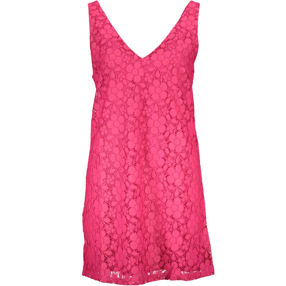 Vestido Mujer Viscosa Rosa