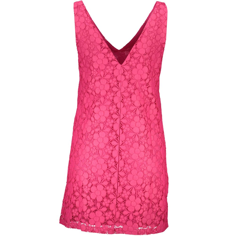 Vestido Mujer Viscosa Rosa