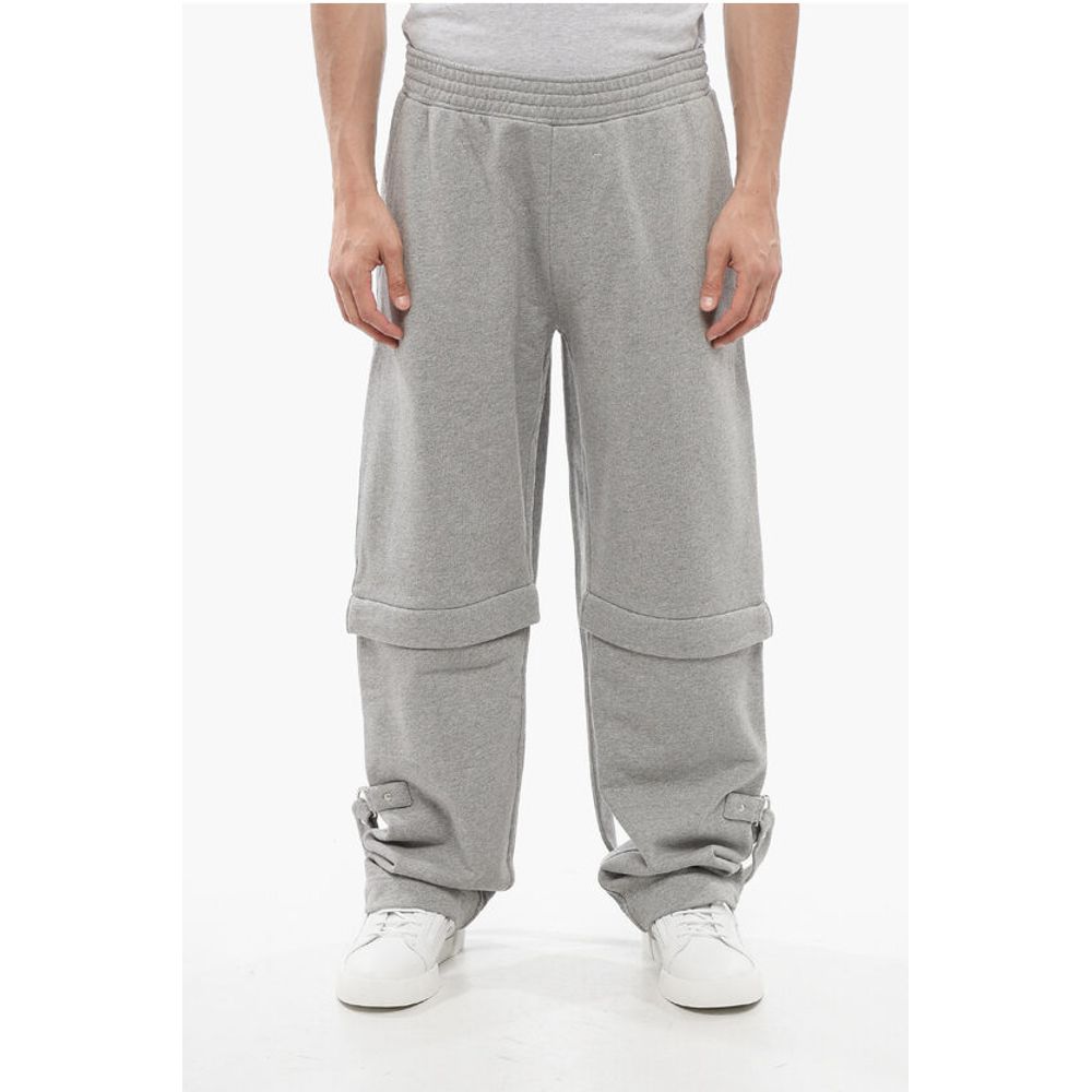 Brushed Cotton Sweatpants with Suspenders