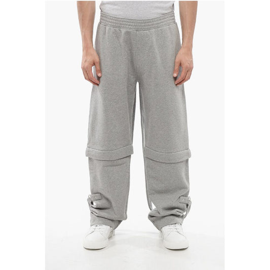 Brushed Cotton Sweatpants with Suspenders