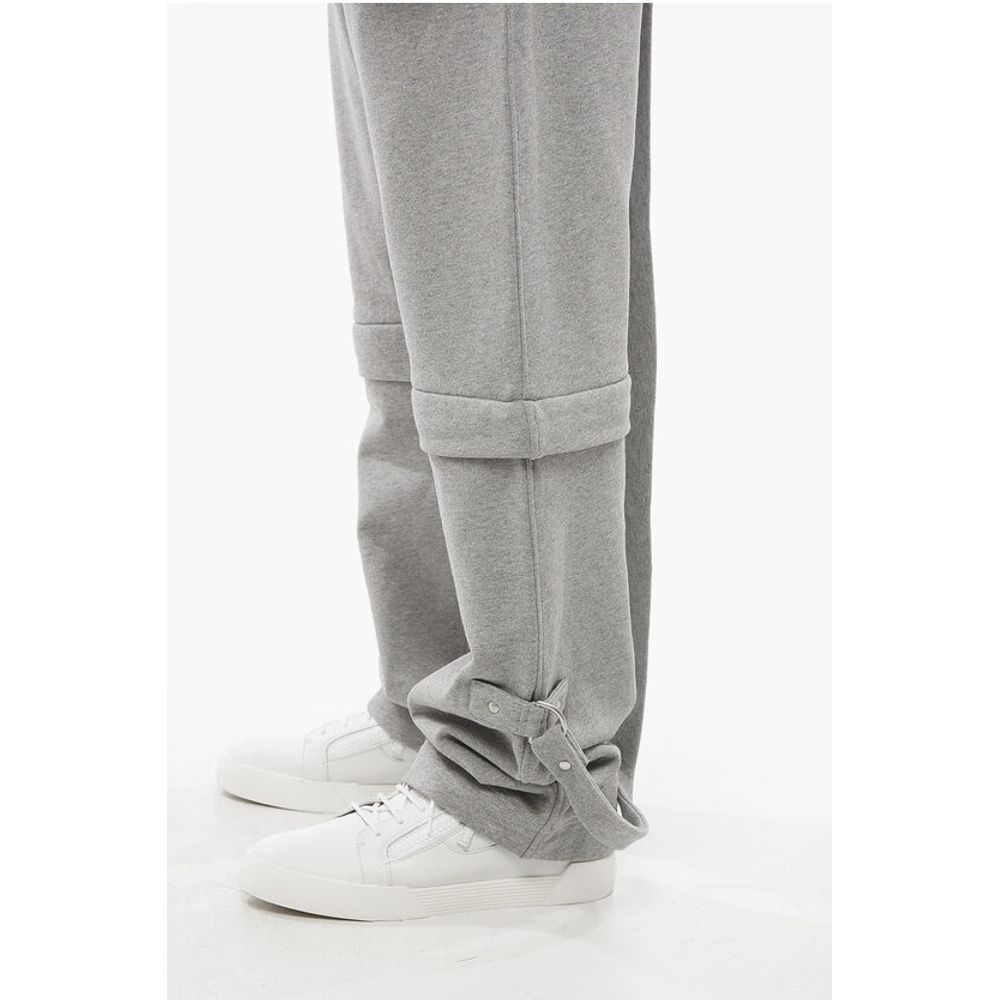 Brushed Cotton Sweatpants with Suspenders