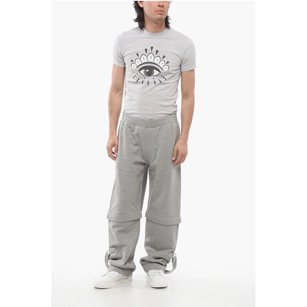 Brushed Cotton Sweatpants with Suspenders