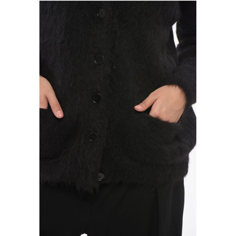 Alpaca Blend Cardigan with 2 Pockets